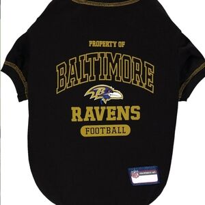 NFL Baltimore Ravens Black and Gold Pet Jersey
